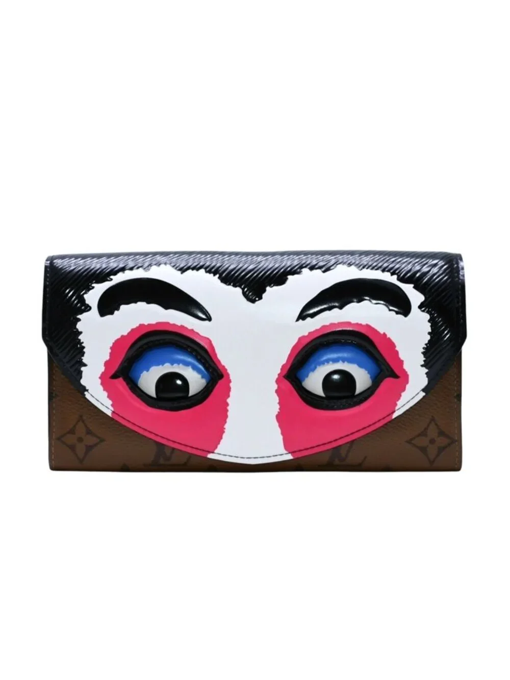 Louis Vuitton Kansai Yamamoto Portefeuille Sarah Kabuki Mask Wallet Monogram